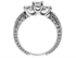 Bild von Vintage Style Three Stone Diamond Engagement Ring